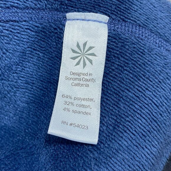 Athleta Hoodie Women’s XS Blue Hiking Sweater Pullover Stretch Slant Zip - Picture 8 of 10